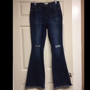 YMI super high super flare jeans